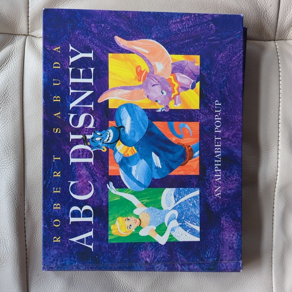 "ABC Disney: An Alphabet Pop-Up" book by Robert Sabuda. Vintage Disney Book